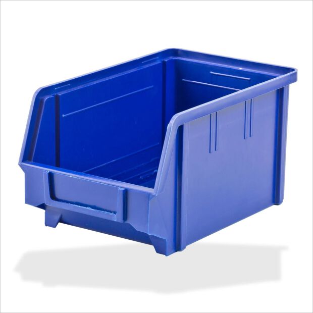 Sichtlagerkasten Gebraucht aus Kunststoff Blau