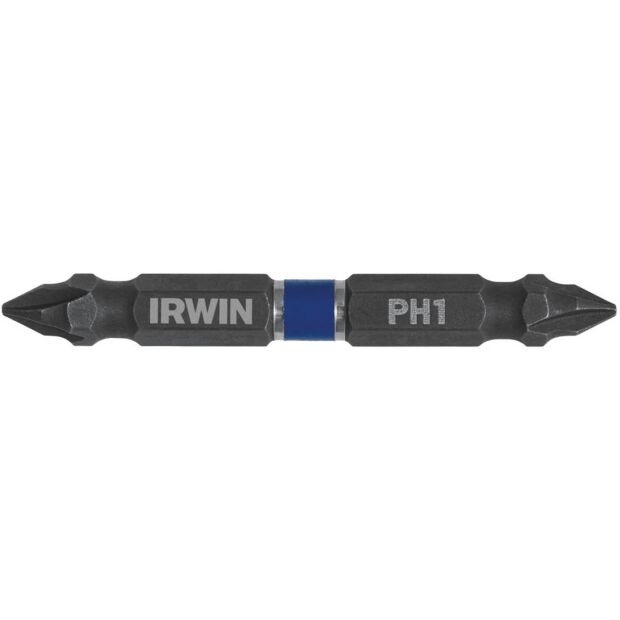 IRWIN Impact Doppelend-Power Bit PH1 60mm 2 Stk.